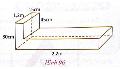 Giải Toán 8 VNEN Bài 4: Thể tích của hình lăng trụ đứng | Giải bài tập Toán 8 VNEN hay nhất