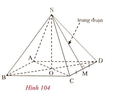 Giải Toán 8 VNEN Bài 5: Đa giác đều. Hình chóp đều. Hình chóp cụt đều. Diện tích xung quanh của hình chóp đều | Giải bài tập Toán 8 VNEN hay nhất