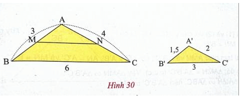 Giải Toán 8 VNEN Bài 5: Trường hợp đồng dạng thứ nhất | Giải bài tập Toán 8 VNEN hay nhất