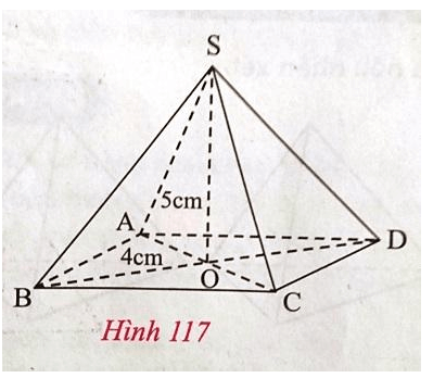 Giải Toán 8 VNEN Bài 6: Thể tích của hình chóp đều | Giải bài tập Toán 8 VNEN hay nhất