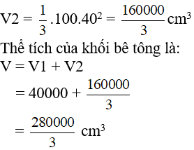 Giải Toán 8 VNEN Bài 6: Thể tích của hình chóp đều | Giải bài tập Toán 8 VNEN hay nhất