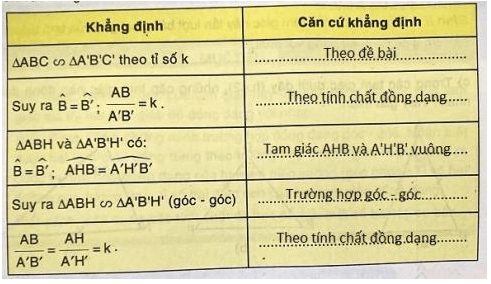 Giải Toán 8 VNEN Bài 7: Trường hợp đồng dạng thứ ba | Giải bài tập Toán 8 VNEN hay nhất