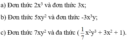 Giải Toán 8 VNEN Bài 8: Chia đơn thức cho đơn thức, chia đa thức cho đơn thức | Giải bài tập Toán 8 VNEN hay nhất