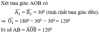 Giải Toán 9 VNEN Bài 1: Góc ở tâm - số đo cung | Hay nhất Giải bài tập Toán 9