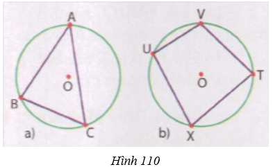 Giải Toán 9 VNEN Bài 10: Đường tròn ngoại tiếp - Đường tròn nội tiếp | Hay nhất Giải bài tập Toán 9