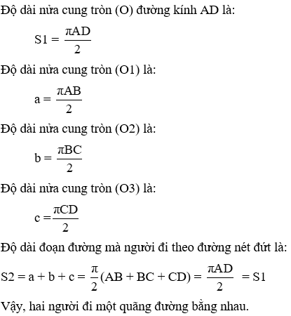 Giải Toán 9 VNEN Bài 11: Độ dài đường tròn - cung tròn | Hay nhất Giải bài tập Toán 9