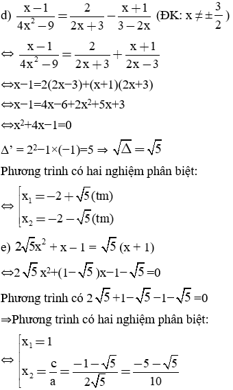 Giải Toán 9 VNEN Bài 11: Ôn tập chương 4 | Hay nhất Giải bài tập Toán 9