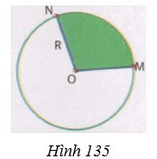 Giải Toán 9 VNEN Bài 12: Diện tích hình tròn - Hình quạt tròn | Hay nhất Giải bài tập Toán 9