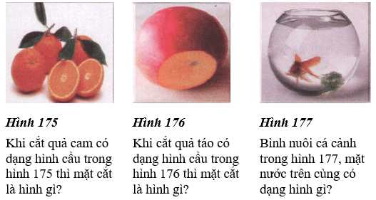 Giải Toán 9 VNEN Bài 3: Hình cầu - Diện tích mặt cầu và thể tích của hình cầu | Hay nhất Giải bài tập Toán 9