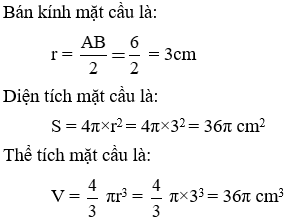 Giải Toán 9 VNEN Bài 4: Luyện tập Hình trụ - Hình nón - Hình cầu | Hay nhất Giải bài tập Toán 9