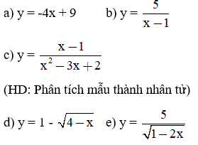 Giải Toán 9 VNEN Bài 4: Tính chất đồng biến, nghịch biến của hàm số y = ax + b | Hay nhất Giải bài tập Toán 9