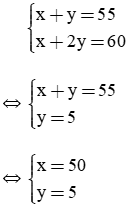Giải Toán 9 VNEN Bài 5: Giải toán bằng cách lập hệ phương trình | Hay nhất Giải bài tập Toán 9