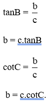 Giải Toán 9 VNEN Bài 5: Một số hệ thức về cạnh và góc trong tam giác vuông | Hay nhất Giải bài tập Toán 9