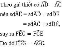 Giải Toán 9 VNEN Bài 6: Góc có đỉnh ở bên trong đường tròn - Góc có đỉnh ở bên ngoài đường tròn | Hay nhất Giải bài tập Toán 9