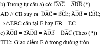 Giải Toán 9 VNEN Bài 6: Góc có đỉnh ở bên trong đường tròn - Góc có đỉnh ở bên ngoài đường tròn | Hay nhất Giải bài tập Toán 9