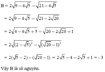 Giải Toán 9 VNEN Bài 7: Biến đổi đơn giản biểu thức chứa căn thức bậc hai | Hay nhất Giải bài tập Toán 9