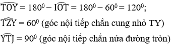 Giải Toán 9 VNEN Bài 7: Luyện tập về góc nội tiếp - góc tạo bởi tia tiếp tuyến và dây cung - góc có đỉnh ở bên trong hay bên ngoài đường tròn | Hay nhất Giải bài tập Toán 9