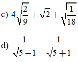 Giải Toán 9 VNEN Bài 8: Rút gọn biểu thức chứa căn bậc hai | Hay nhất Giải bài tập Toán 9