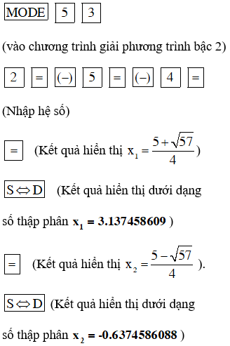 Giải bài 5 trang 62 sgk Đại số 10 | Để học tốt Toán 10