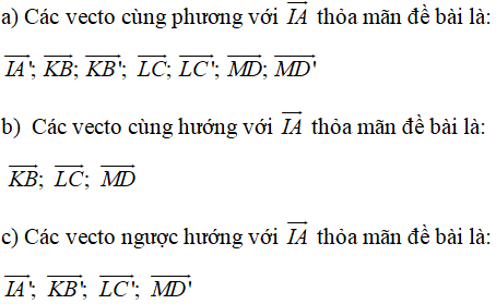 Giải bài 1 trang 91 sgk Hình học 11 | Để học tốt Toán 11