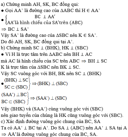 Giải bài 2 trang 119 sgk Hình học 11 | Để học tốt Toán 11