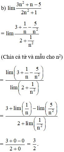 Giải bài 3 trang 121 sgk Đại Số 11 | Để học tốt Toán 11