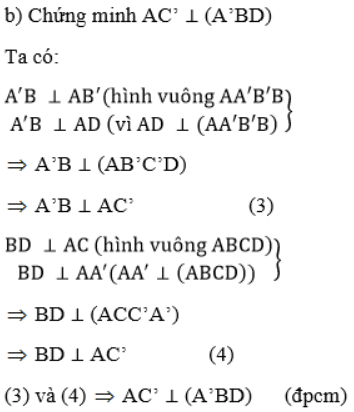 Giải bài 5 trang 114 sgk Hình học 11 | Để học tốt Toán 11