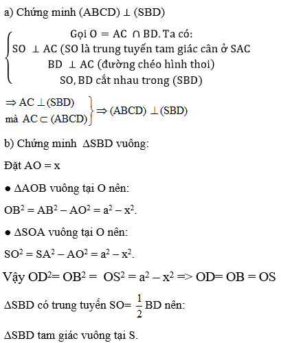 Giải bài 6 trang 114 sgk Hình học 11 | Để học tốt Toán 11