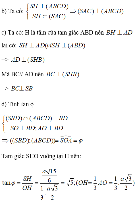 Giải bài 7 trang 122 sgk Hình học 11 | Để học tốt Toán 11