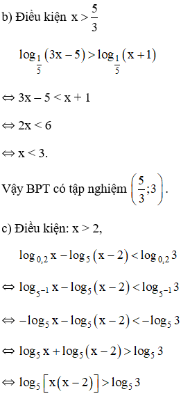 Giải bài 2 trang 90 sgk Giải tích 12 | Để học tốt Toán 12