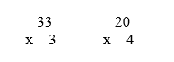 Tính 24 x 2, 22 x 2 | Để học tốt Toán 3