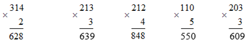 Tính 314 x 2, 213 x 3 | Để học tốt Toán 3