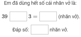 Bài tập Chia số có hai chữ số cho số có một chữ số Toán lớp 3 có lời giải