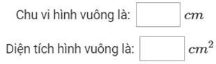 Bài tập Diện tích hình vuôngToán lớp 3 có lời giải