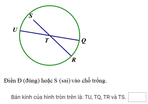 Bài tập Hình tròn, tâm, đường kính, bán kính Toán lớp 3 có lời giải