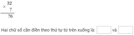 Bài tập Nhân số có hai chữ số với số có một chữ số (không nhớ) Toán lớp 3 có lời giải