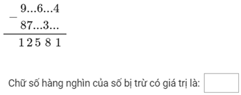 Bài tập Phép trừ các số trong phạm vi 100 000 Toán lớp 3 có lời giải