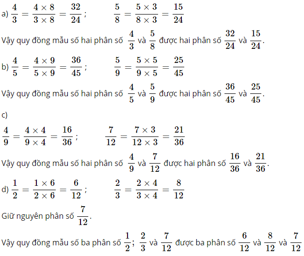 Giải Toán lớp 4 trang 118 (sách mới) | Kết nối tri thức, Cánh diều