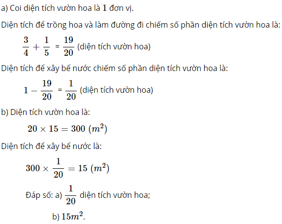 Toán lớp 4 trang 167, 168 Ôn tập về các phép tính với phân số