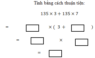 Bài tập Nhân một số tự nhiên với một tổng Toán lớp 4 có lời giải