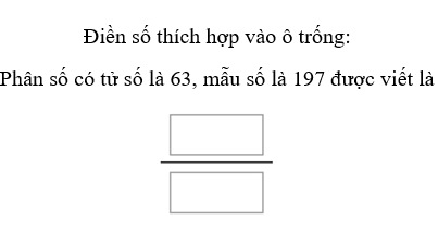 Bài tập Phân số Toán lớp 4 có lời giải