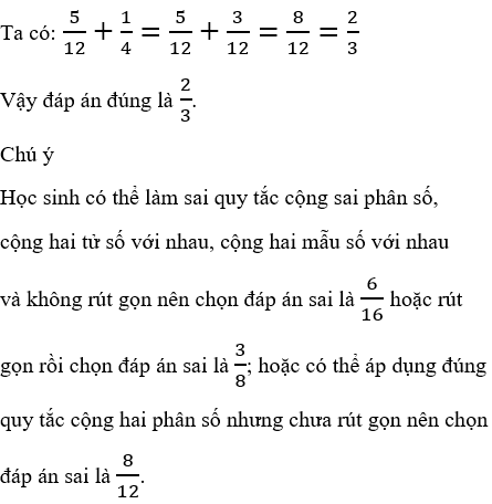 Bài tập Phép cộng phân số Toán lớp 4 có lời giải