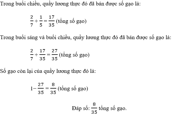 Bài tập Phép trừ phân số Toán lớp 4 có lời giải