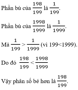 Bài tập So sánh hai phân số nâng cao Toán lớp 4 có lời giải