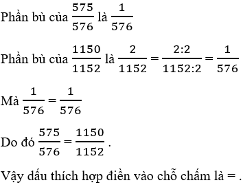 Bài tập So sánh hai phân số nâng cao Toán lớp 4 có lời giải