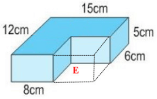 Toán lớp 5 trang 121 Thể tích hình hộp chữ nhật