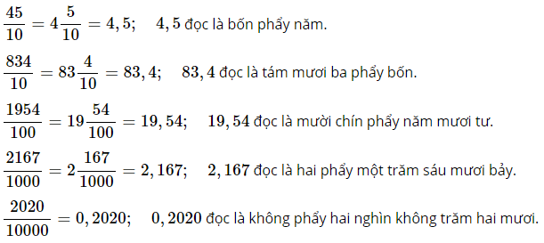 Toán lớp 5 trang 38, 39 Luyện tập