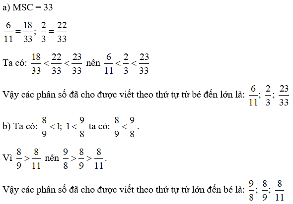 Toán lớp 5 trang 149, 150 Ôn tập về phân số (tiếp theo)