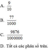 Bài tập Luyện tập chung về phân số và hỗn số Toán lớp 5 có lời giải