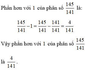 Bài tập Ôn tập: So sánh hai phân số (tiếp theo) có lời giải